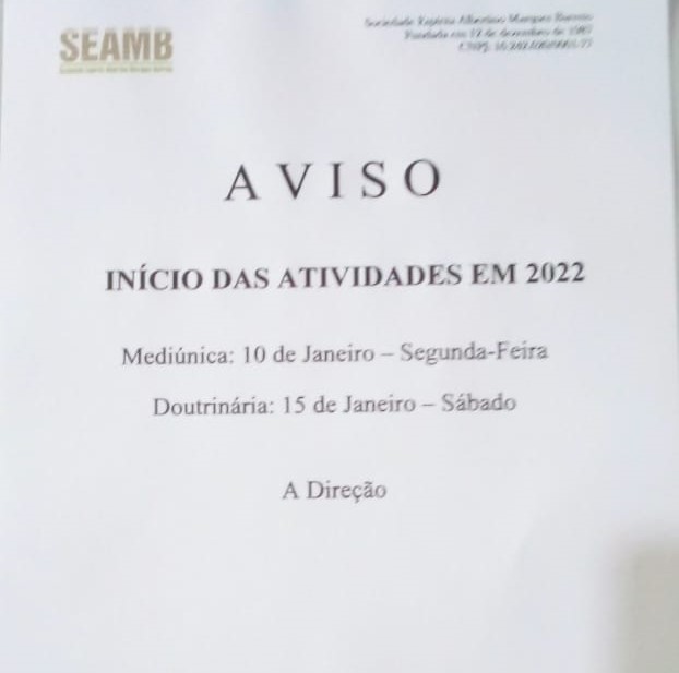 Início das atividades em 2022